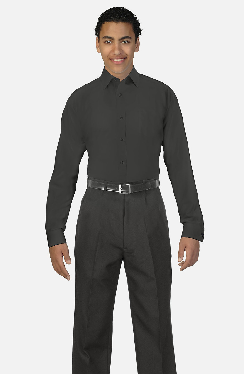 $38 Complete Outfit with Dress Pant / Black Dress Shirt