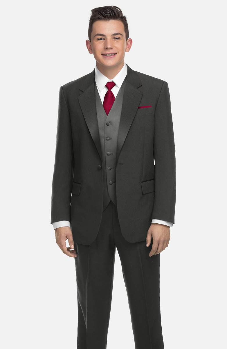 Grey on sale tuxedo vest